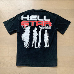 Hellstar T Shirts Retro style high street trend High-quality pure cotton high-street clothing
