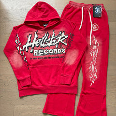 Hellstar Hoodie And Pants Two-Piece Set High-quality pure cotton high-street clothing