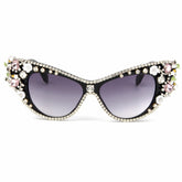 Trendy punk glasses uv protection sunshade