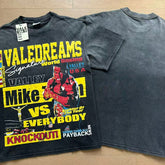 Valeforever Vale T Shirts Washed black with a distressed finish