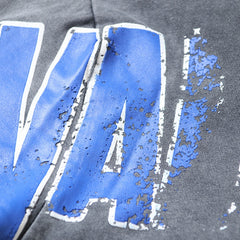 Valeforever Vale T Shirts Washed black-blue with letter print