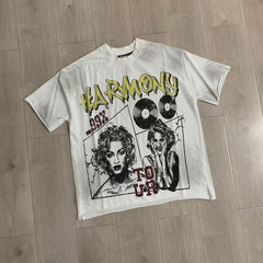 HARMONY T Shirts Street Trend Hot Diamonds