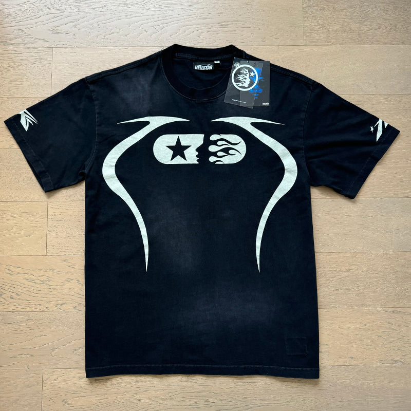 HellstarT Shirts Retro style high street trend High-quality pure cotton high-street clothing