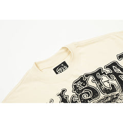 Hellstar  T-shirt Direct Printing Pattern High-quality pure cotton high-street clothing