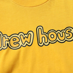 DREW HOUSE T Shirts Yellow English letters