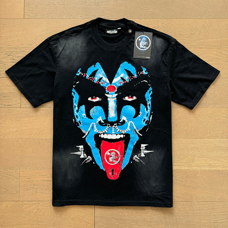Hellstar T Shirts Washed Aging Process High-quality pure cotton high-street clothing