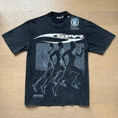 Hellstar T shirts High-street style, pure cotton, loose fit