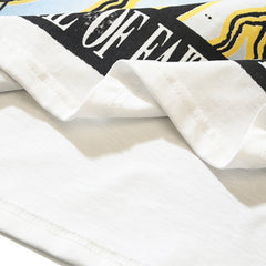 Valeforever Vale T Shirts Washed-look loose-fit cartoon print