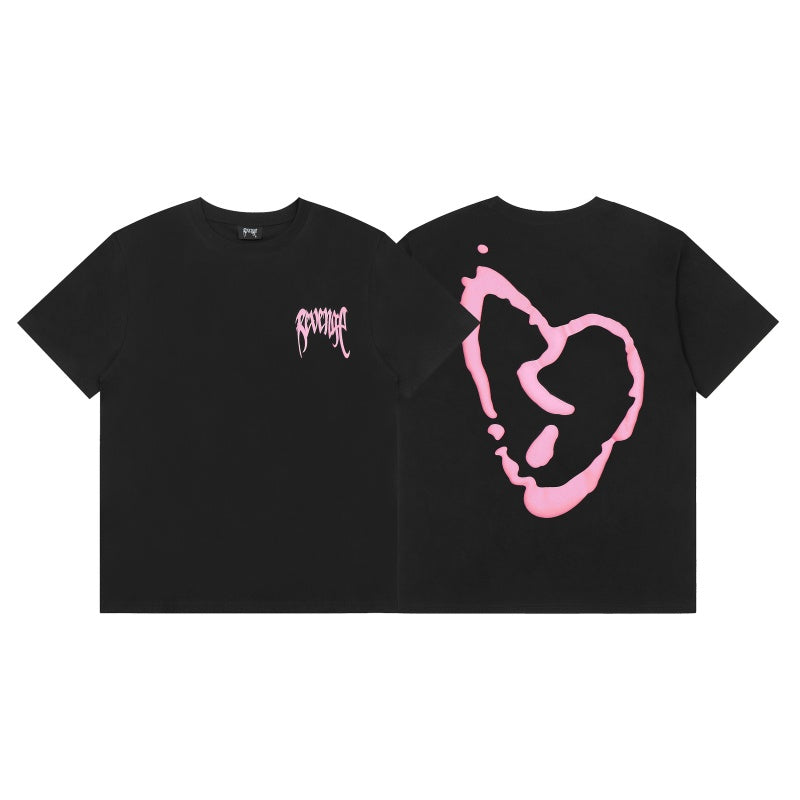 Revenge T Shirts High-quality streetwear with trendy Painted decoration
