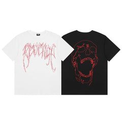 Revenge T Shirts High-quality streetwear with trendy Painted decoration