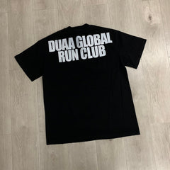 DUAA T shirts SPRINT BLK TEE SHIRT, an American trendy fashion brand, features rhinestone-studded distressed details.
