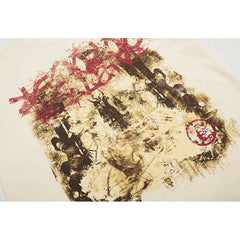 Hellstar T-shirt Direct Printing Pattern High-quality pure cotton high-street clothing