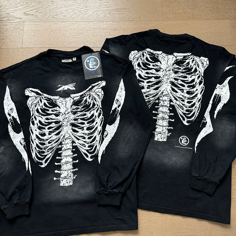 Hellstar Long Sleeve Shirts High-quality pure cotton high-street clothing