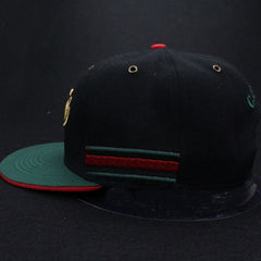 Trendy flat brimmed snapback hatsbiggie large letter embroider breathable