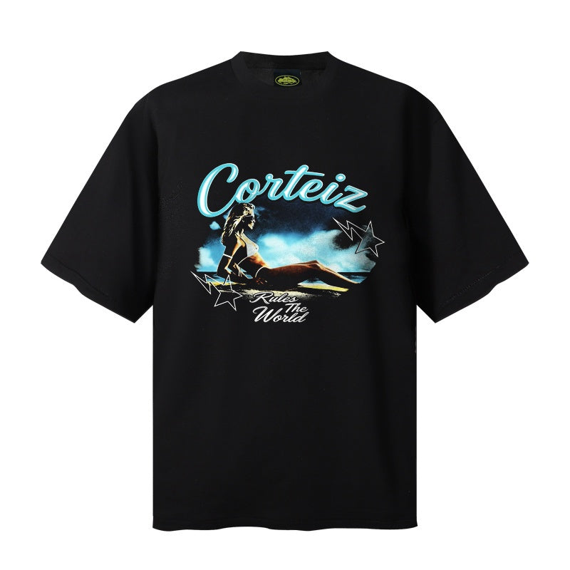 Corteiz T shirts High-quality stylish loose-fitting pure cotton