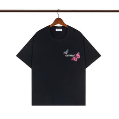 OFF WHITE T SHIRTS High-quality pure cotton high-street style