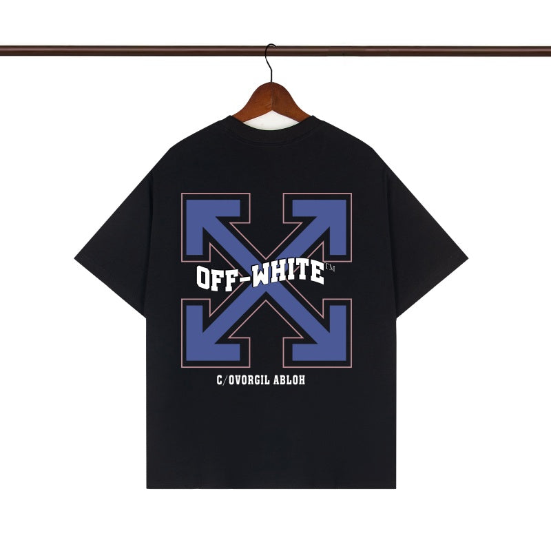 OFF WHITE T SHIRTS High-quality pure cotton high-street style