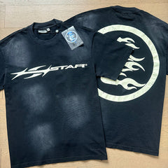 Hellstar T Shirts Washed Aging Process High-quality pure cotton high-street clothing
