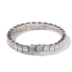 Bracelet INS Wind Ladder Square Zircon Hiphop Bracelet Spectrum St. Valentine's