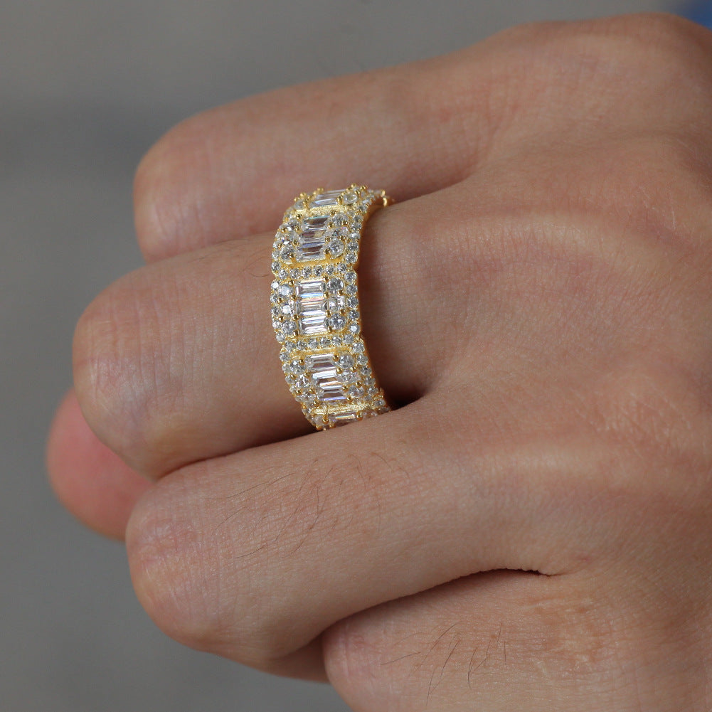 Rings Copper Zircon Ring Vintage TikTok Royalty Spectrum