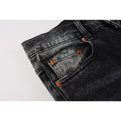 Mens trendy purple jeans 100% cotton Pure Cotton High Street Trend