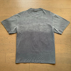 Valeforever Vale T Shirts Grey and white letter-print design with a washed, distressed finish