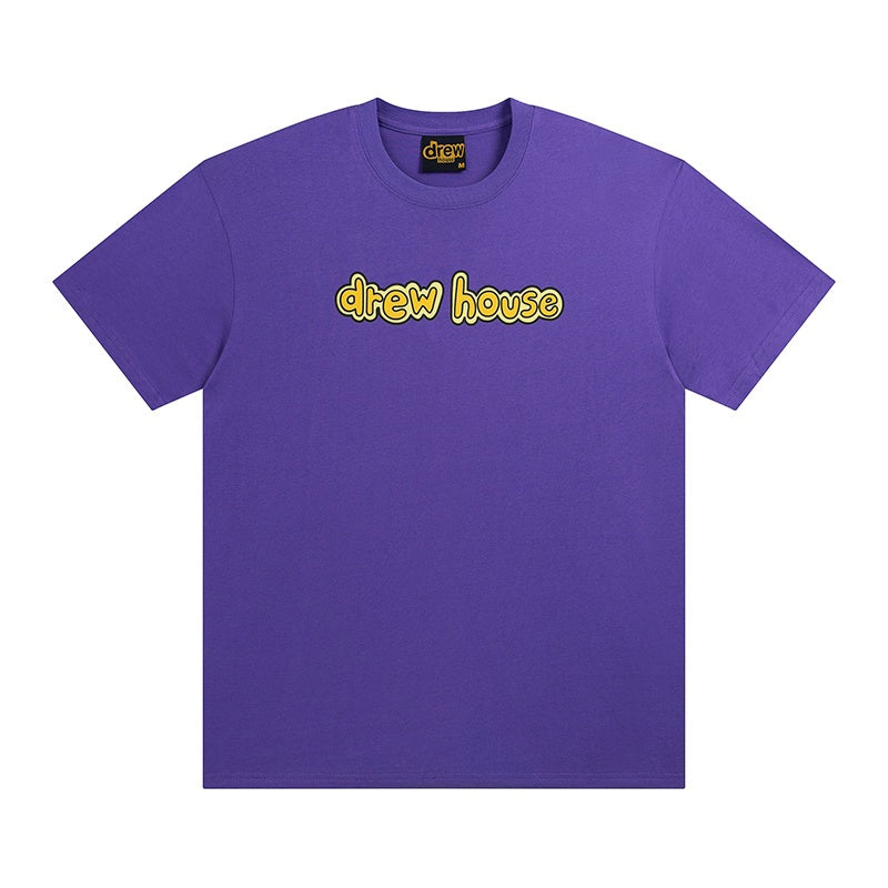 DREW HOUSE T Shirts Purple letter print