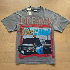 Valeforever Vale T Shirts The trend of acid-wash grey prints