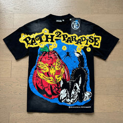 Hellstar T Shirts Retro style high street trend High-quality pure cotton high-street clothing