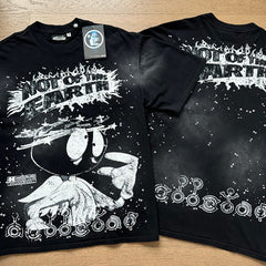 Hellstar T shirts High-street style, pure cotton, loose fit