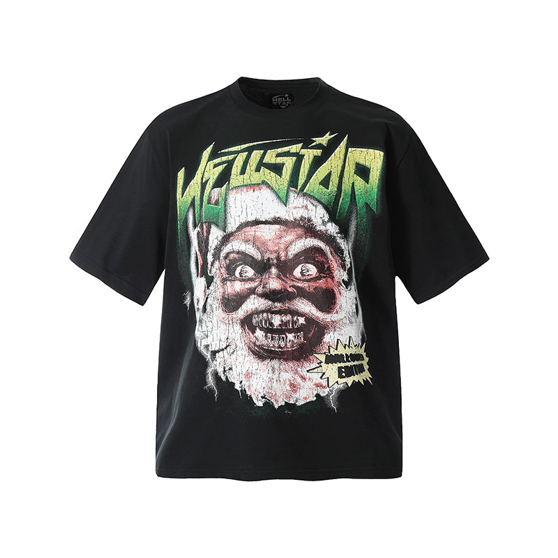 Hellstar T-shirt Direct Printing Pattern High-quality pure cotton high-street clothing
