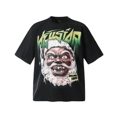 Hellstar T-shirt Direct Printing Pattern High-quality pure cotton high-street clothing