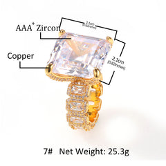 Rings Zircon Ring Vintage Hip Hop St. Valentine's