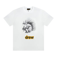 DREW HOUSE T Shirts Squirrel letter print