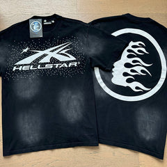 Hellstar T shirts High-street style, pure cotton, loose fit