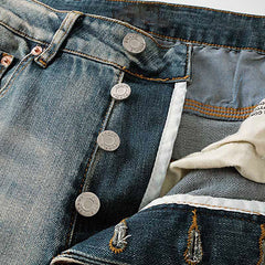 Mens trendy purple jeans 100% cotton Jeans #PU141