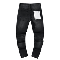 Mens trendy purple jeans 100% cotton Jeans #PU126