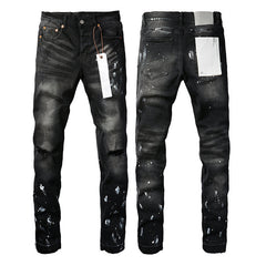 Mens trendy purple jeans 100% cotton Pure Cotton High Street Trend