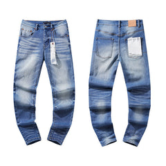 Mens trendy purple jeans 100% cotton Jeans #PU106