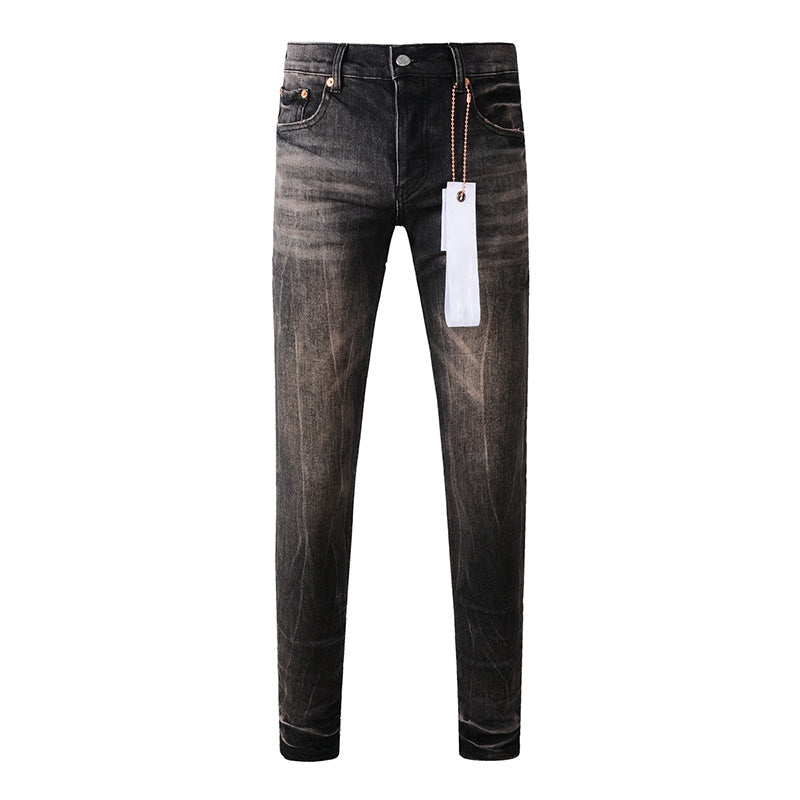 Mens trendy purple jeans 100% cotton Pure Cotton High Street Trend