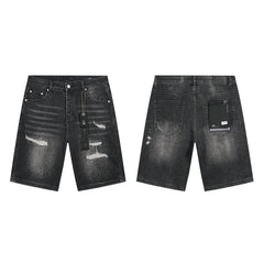 Mens trendy purple jeans 100% cotton Denim Shorts #PU519
