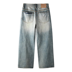 Mens trendy purple jeans 100% cotton Rhinestones #103