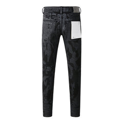 Mens trendy purple jeans 100% cotton Pure Cotton High Street Trend