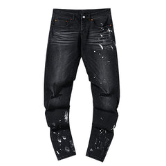 Mens trendy purple jeans 100% cotton Jeans #PU121