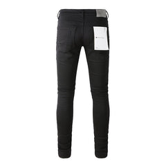 Mens trendy purple jeans 100% cotton Pure Cotton High Street Trend