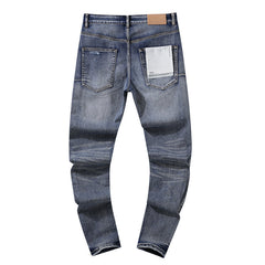 Mens trendy purple jeans 100% cotton Jeans #PU110