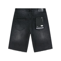 Mens trendy purple jeans 100% cotton Denim Shorts #PU516