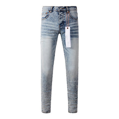 Mens trendy purple jeans 100% cotton Pure Cotton High Street Trend