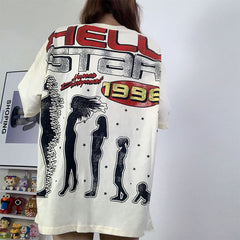Hellstar T Shirt High-quality pure cotton high-street clothing