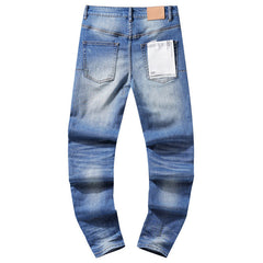 Mens trendy purple jeans 100% cotton Jeans #PU106